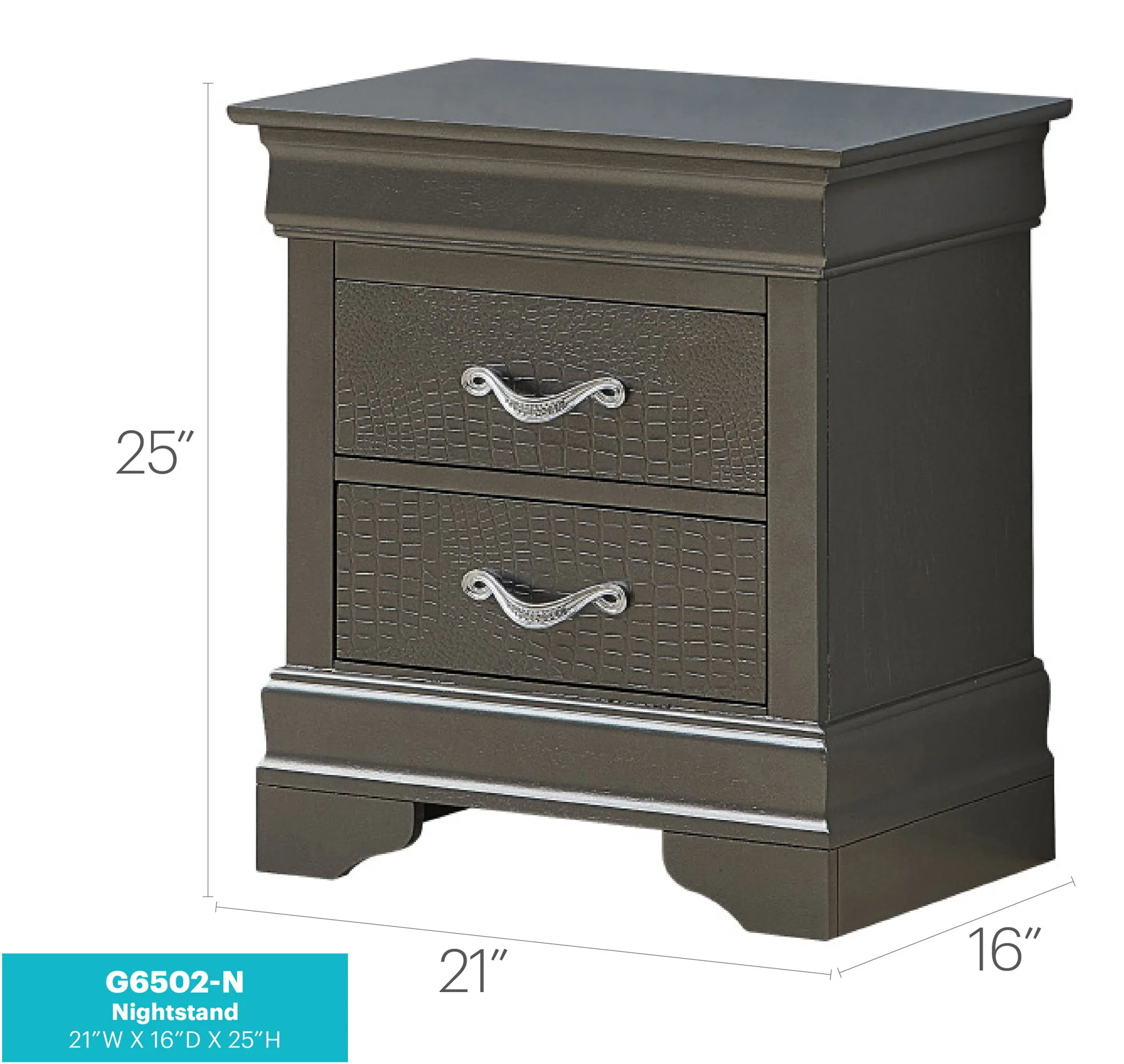 Decorative Accents Nightstand - Image 17