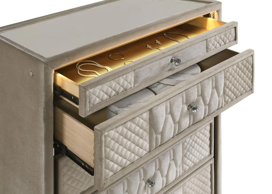Lorient - 5-Drawer LED Chest of Drawers - Image 21