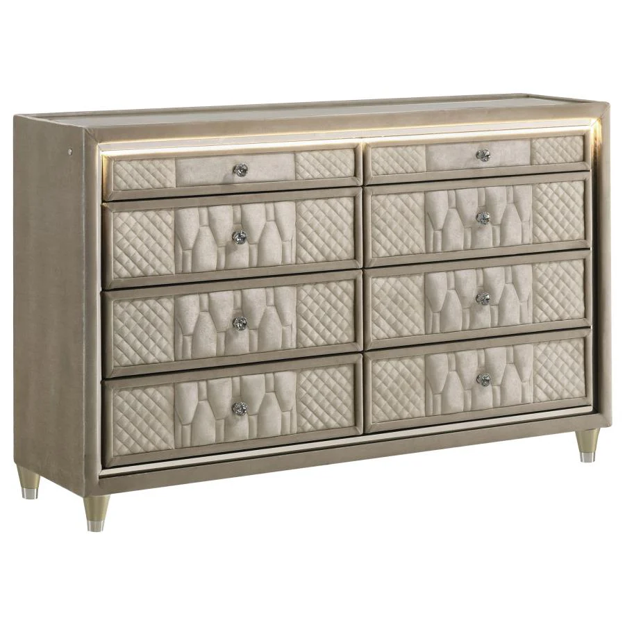 Lorient 5-piece Bedroom Set Ivory and Camel - Image 12