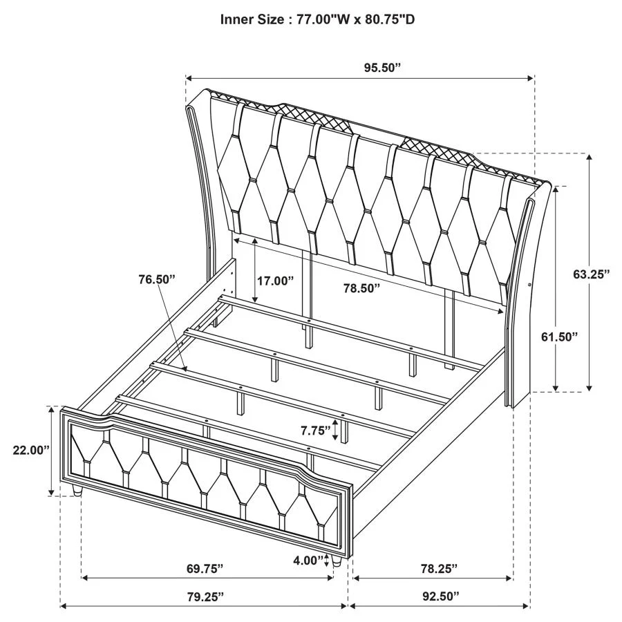 Lorient - Bedroom Set With LED Flame Box Dresser - Image 129