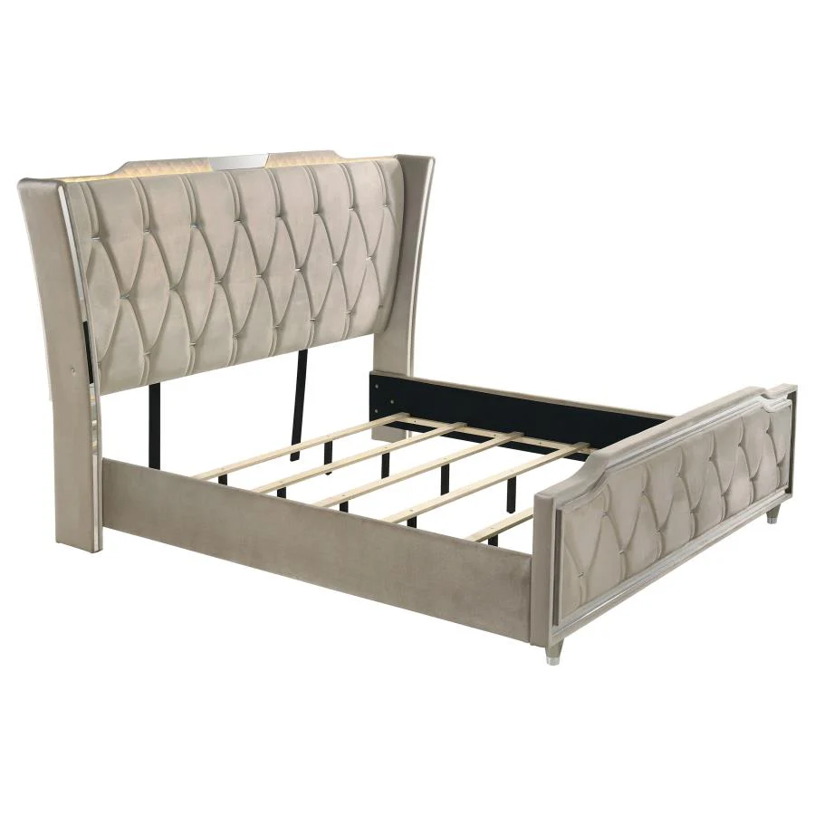 Lorient - Bedroom Set With LED Flame Box Dresser - Image 18