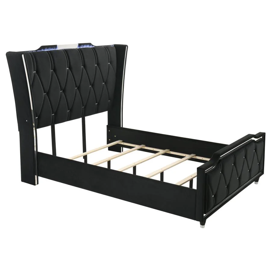 Lorient - Bedroom Set With LED Flame Box Dresser - Image 24
