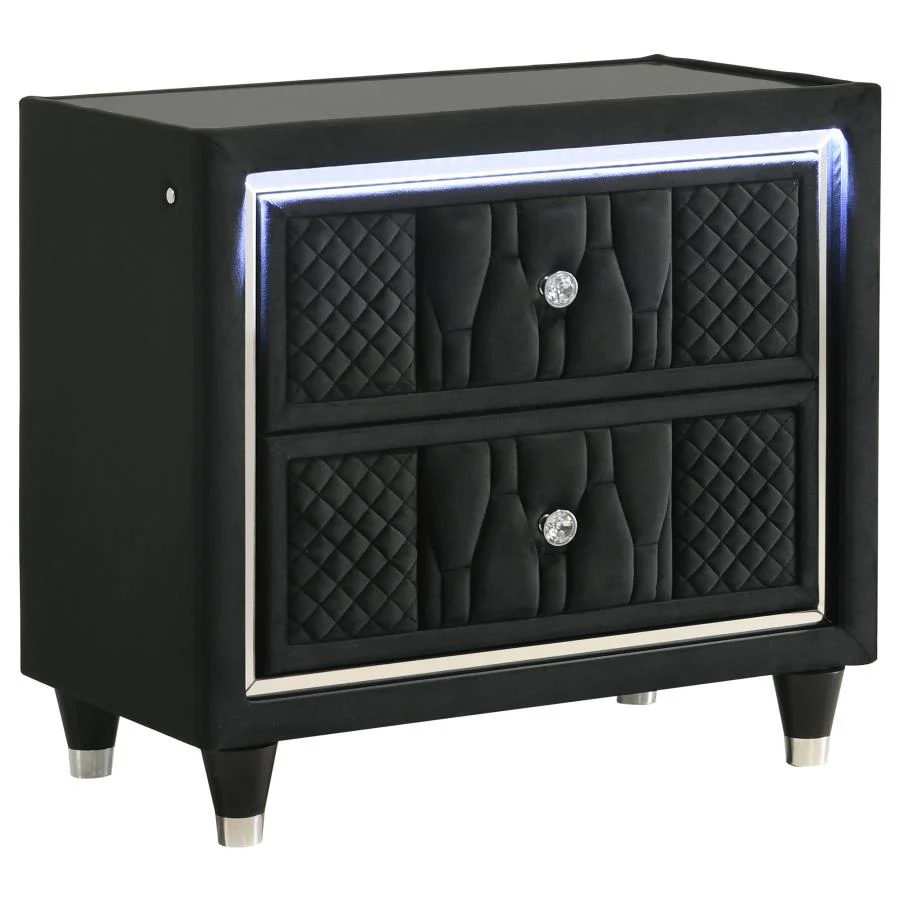 Lorient - Bedroom Set With LED Flame Box Dresser - Image 40