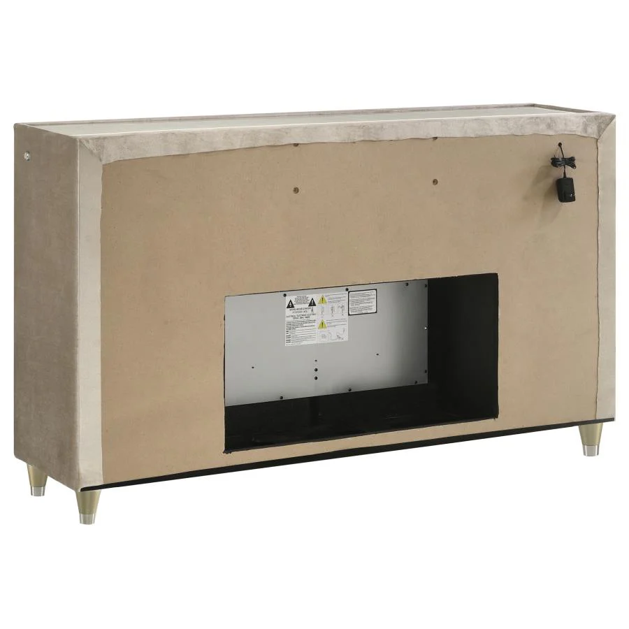 Lorient - Bedroom Set With LED Flame Box Dresser - Image 59