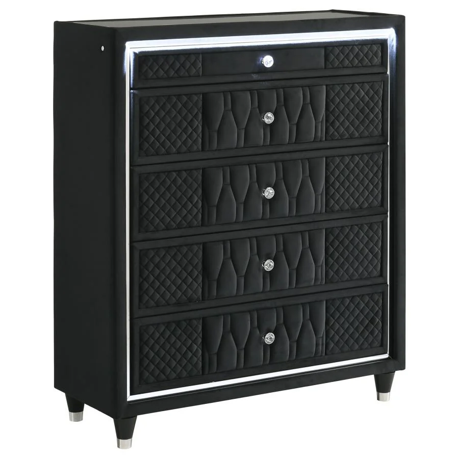 Lorient - Bedroom Set With LED Flame Box Dresser - Image 88