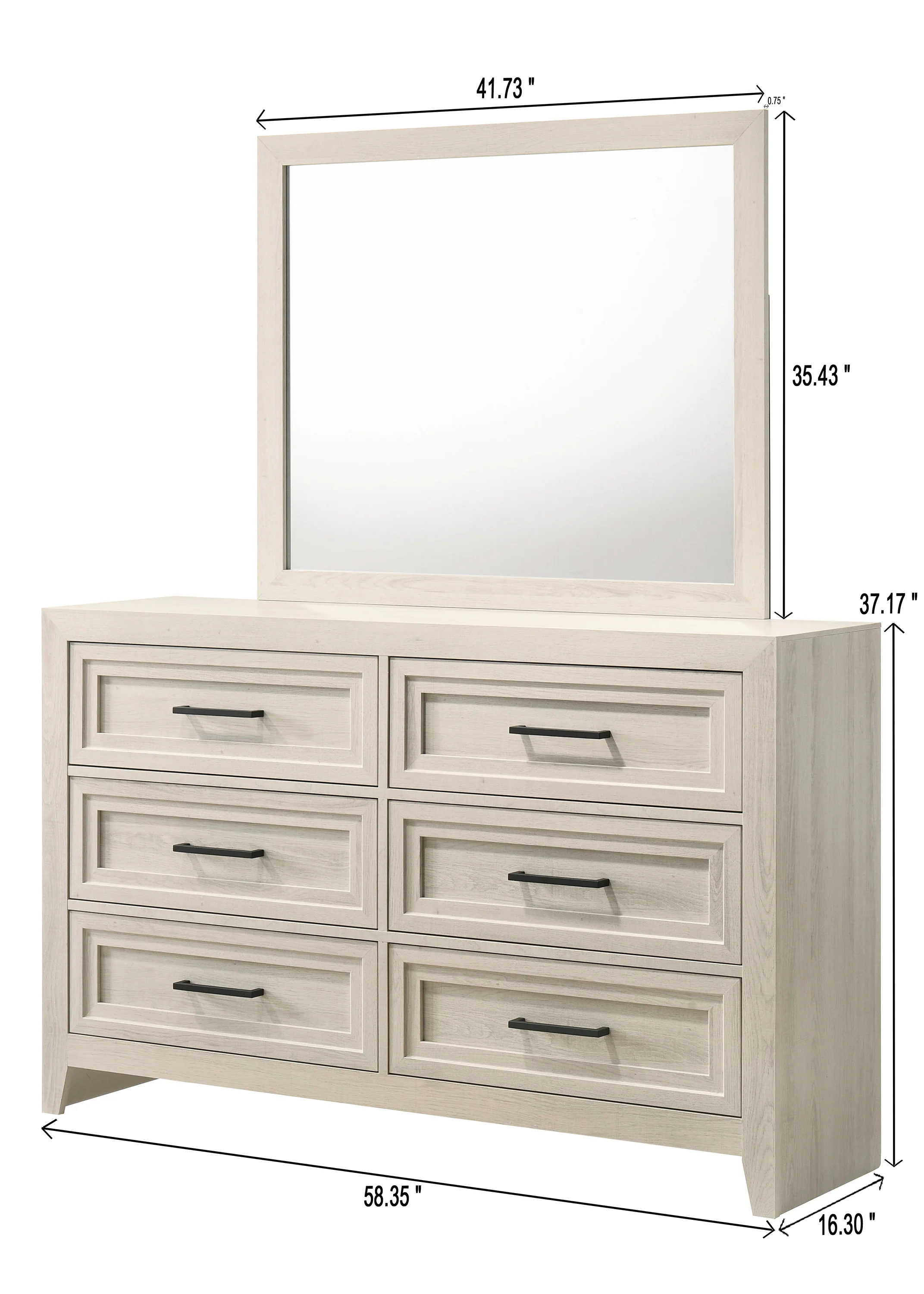Lorraine Dresser Mirror - Image 2