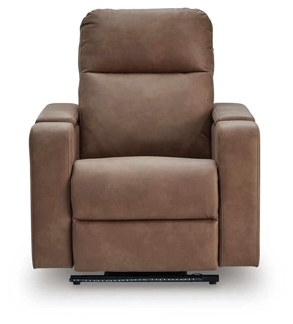 Lorrenton - Glider Power Recliner With Audio System - Caramel - Image 8