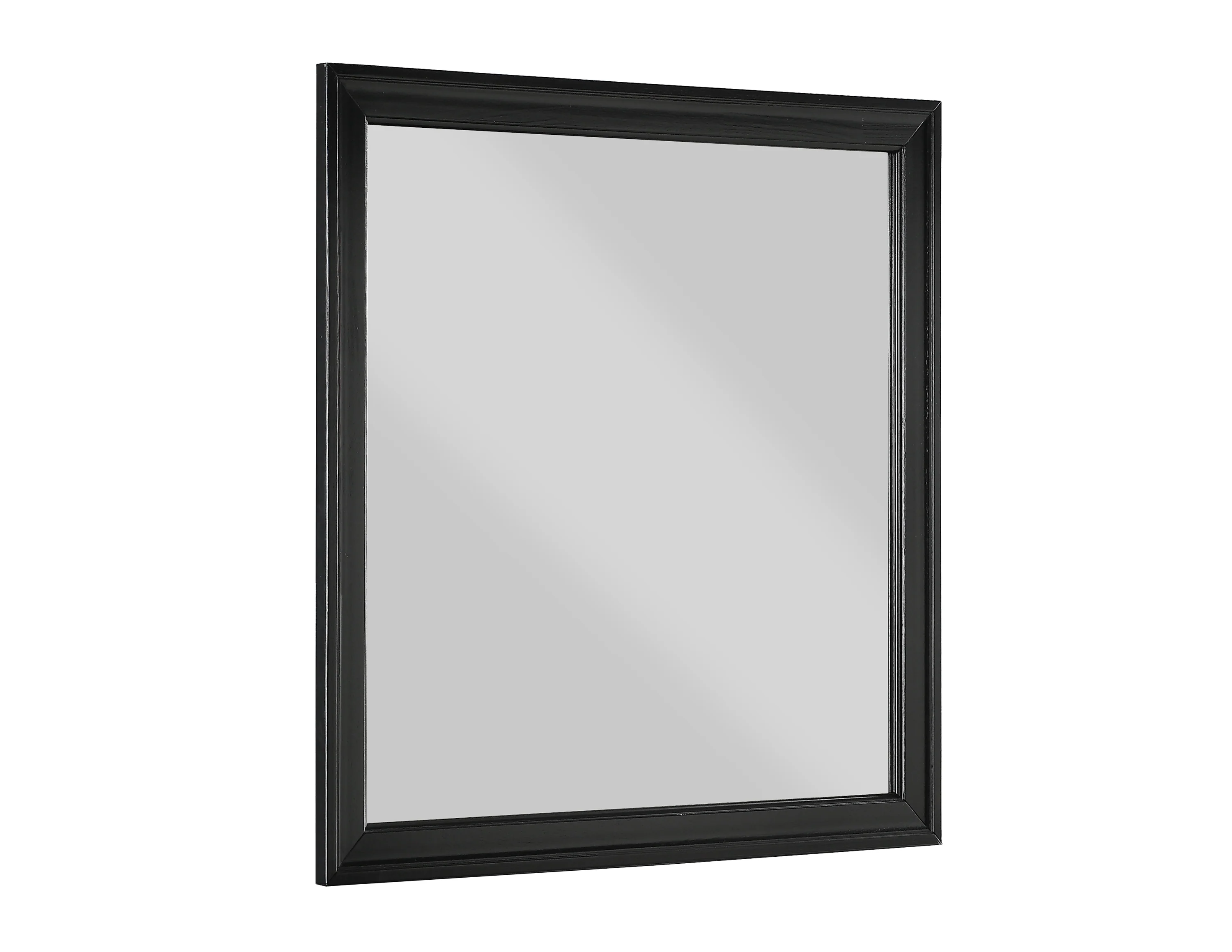Louis Philip Dresser Mirror Black - Image 3