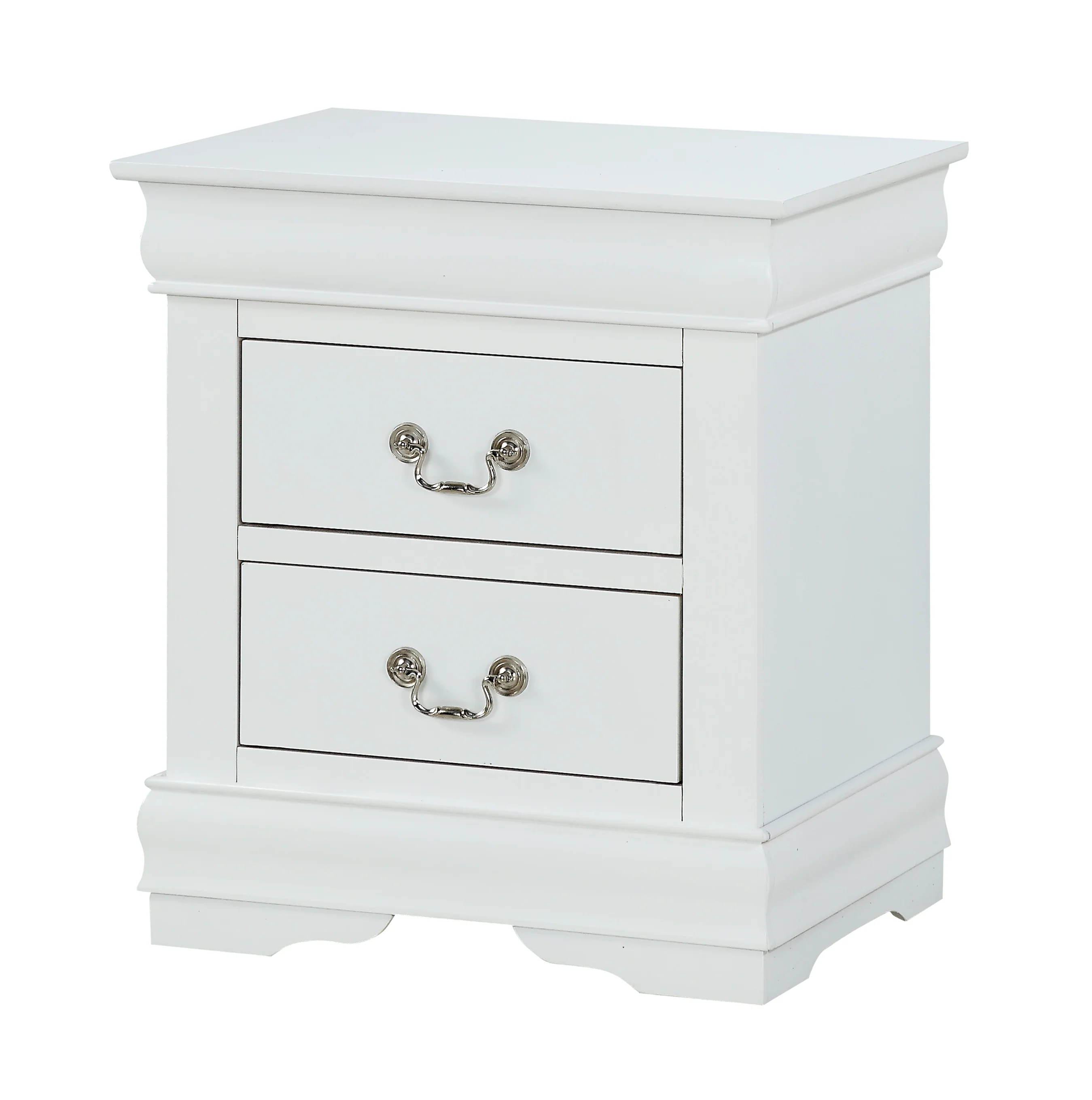 Louis Philip Night Stand White - Image 4
