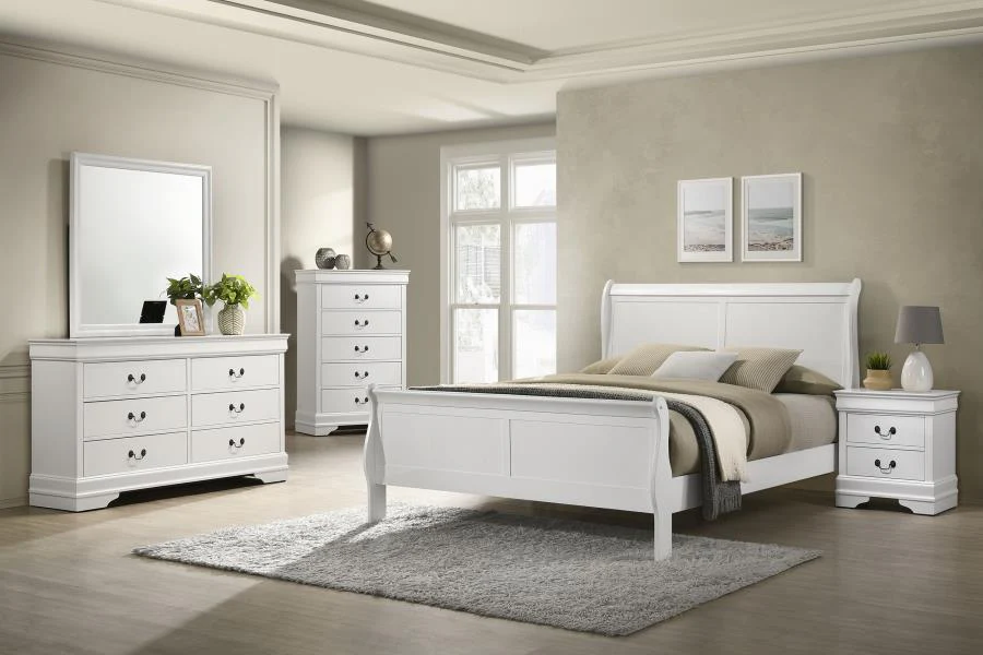 Louis Philippe - Sleigh Panel Bed - Image 21