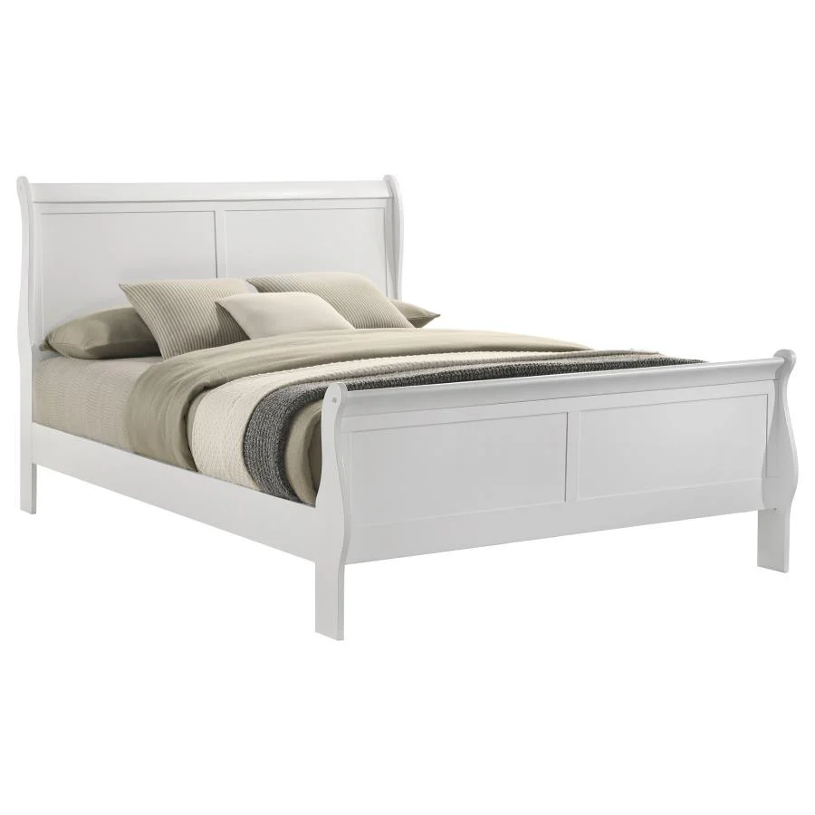 Louis Philippe - Sleigh Panel Bed - Image 7