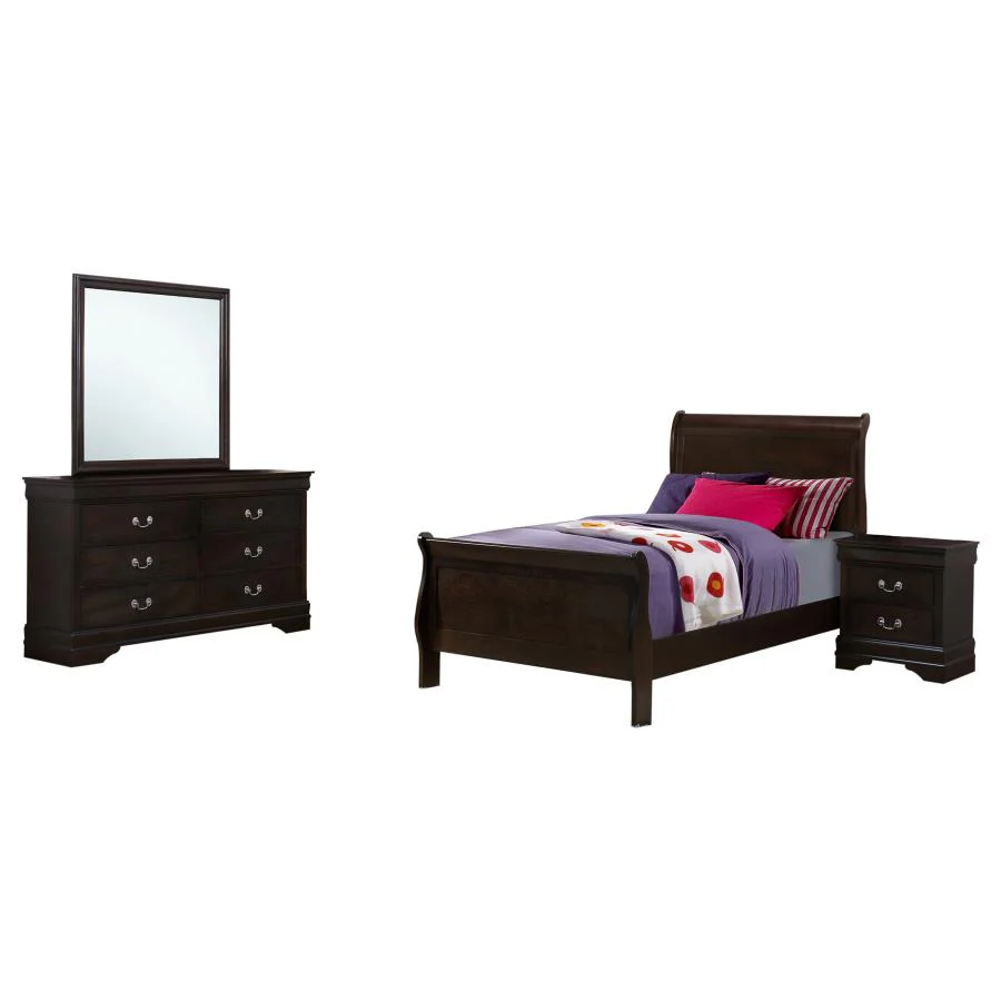 Louis Philippe - Traditional Bedroom Set - Image 14