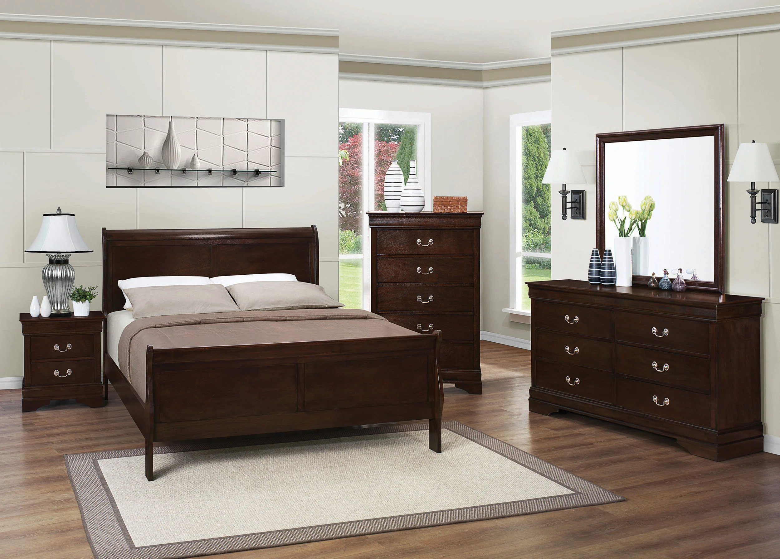 Louis Philippe - Traditional Bedroom Set - Image 152