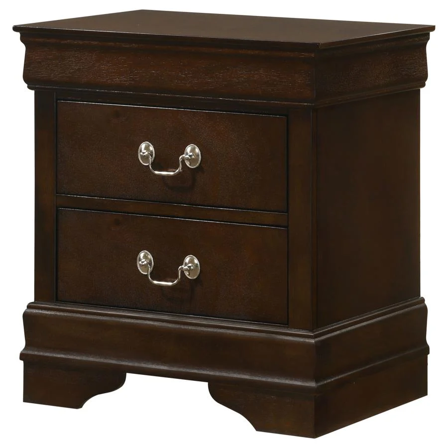 Louis Philippe - Two-drawer Nightstand - Image 4
