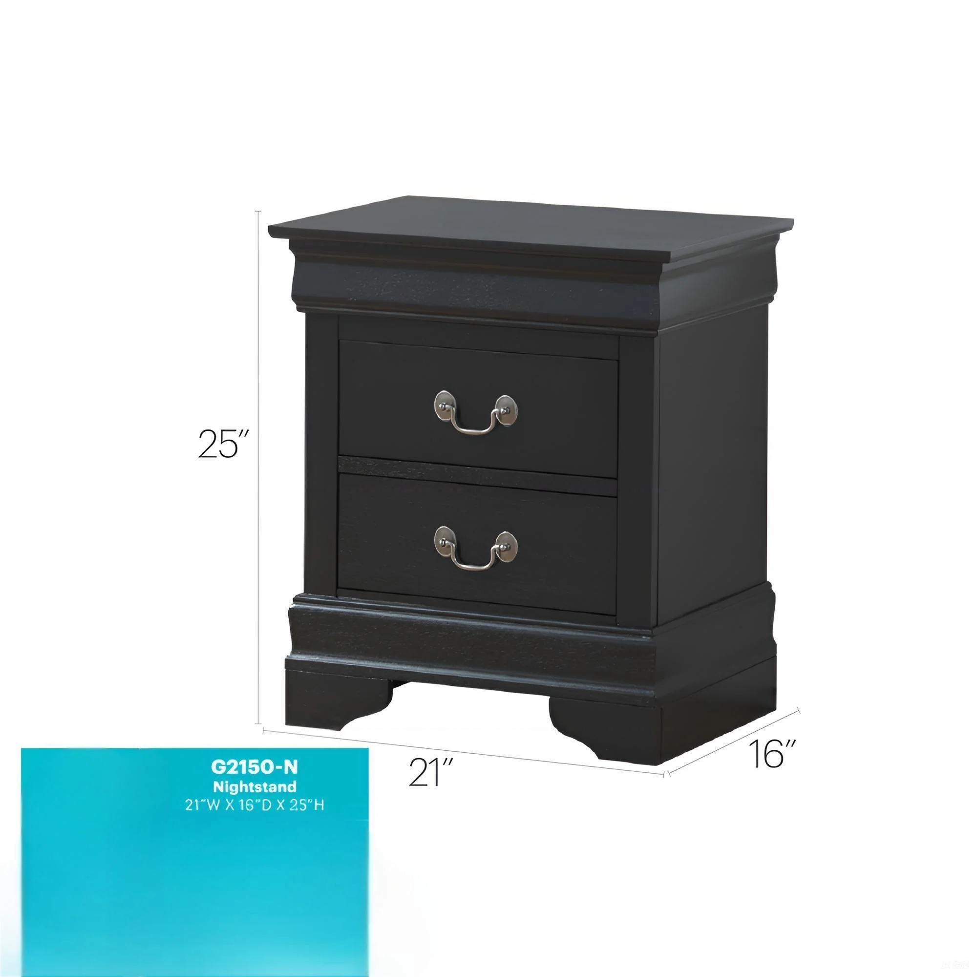 Traditional Style Bedroom Accent Nightstand - Image 11