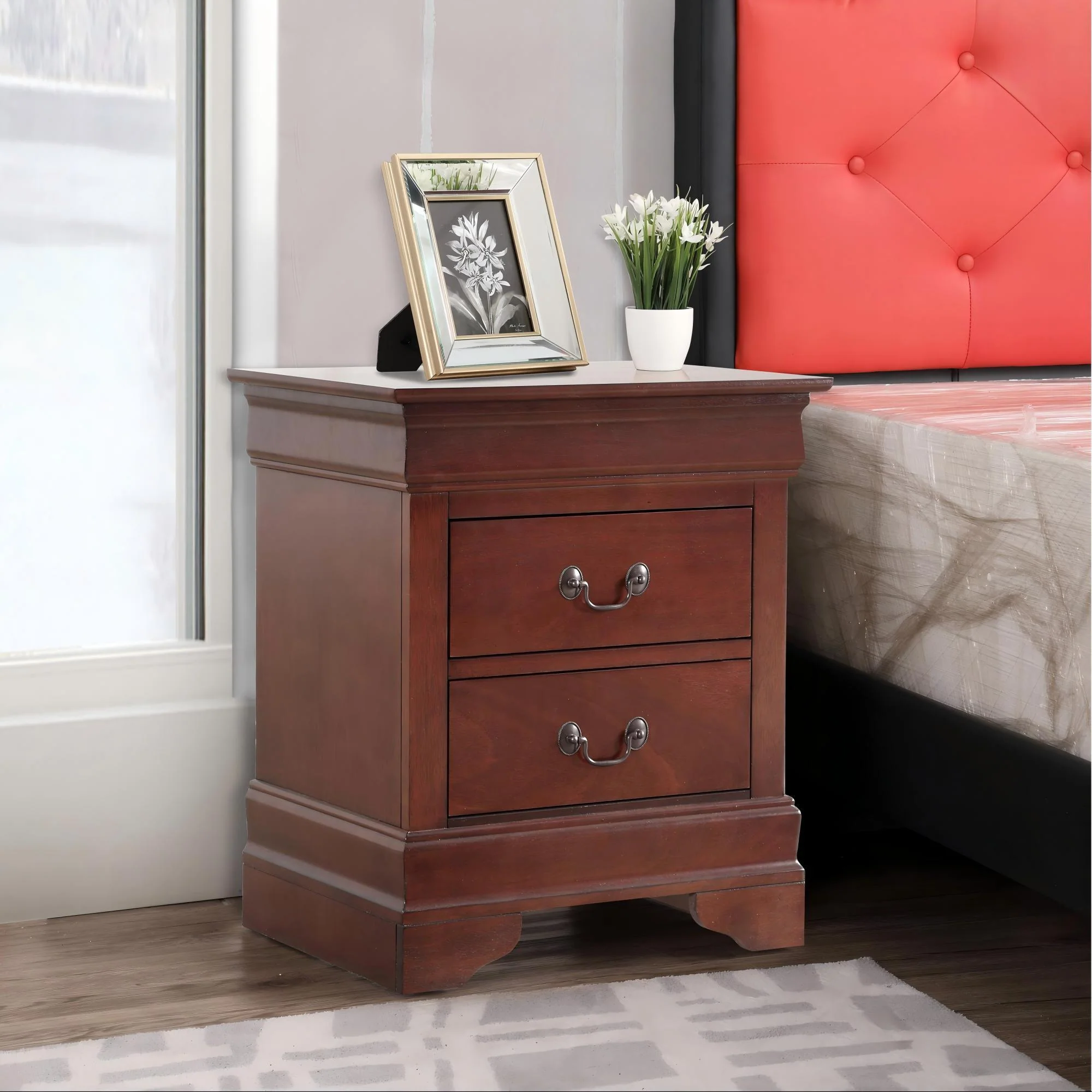 Traditional Style Design Nightstand - Image 50