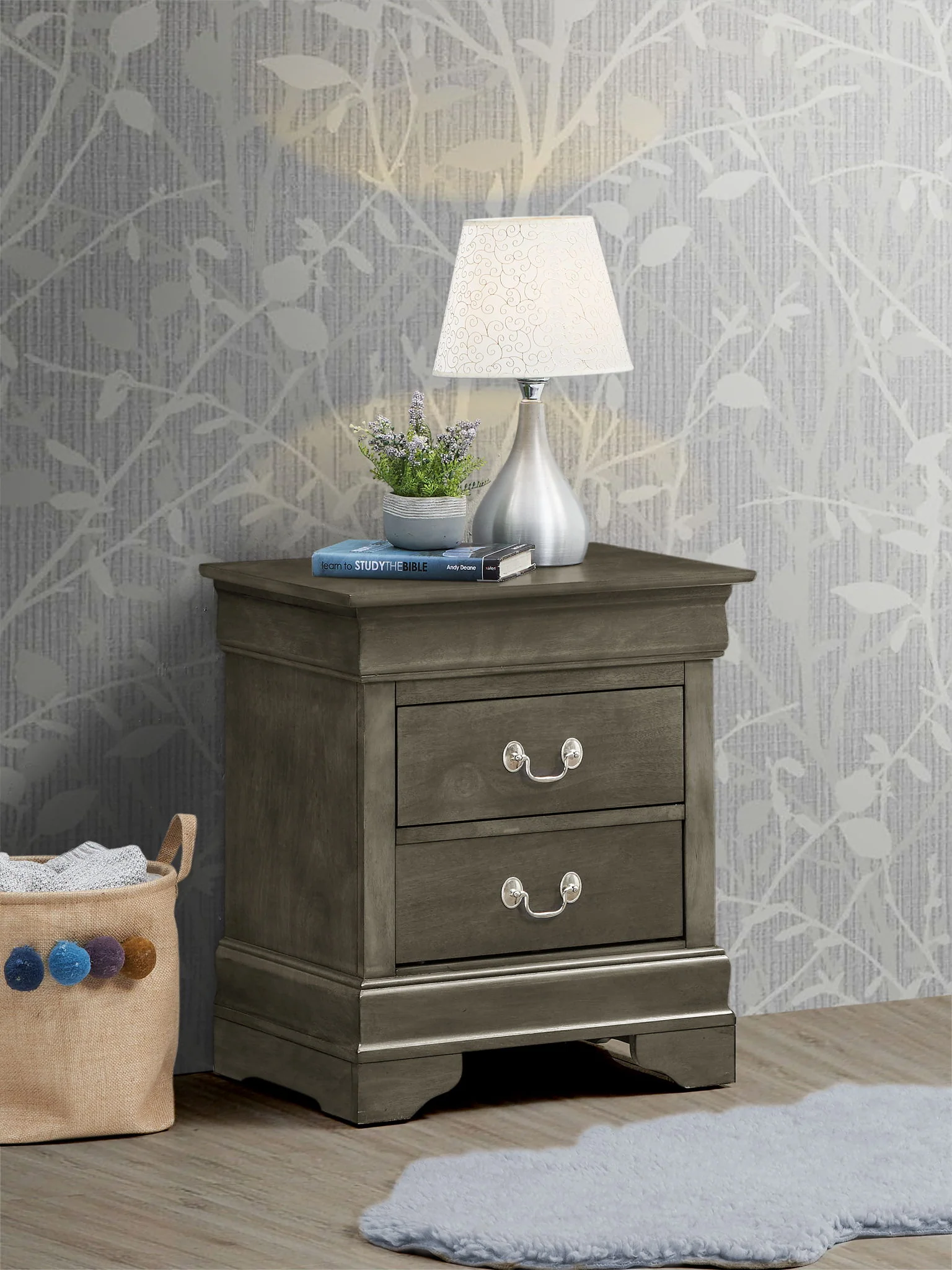 Traditional Style Design Nightstand - Image 55