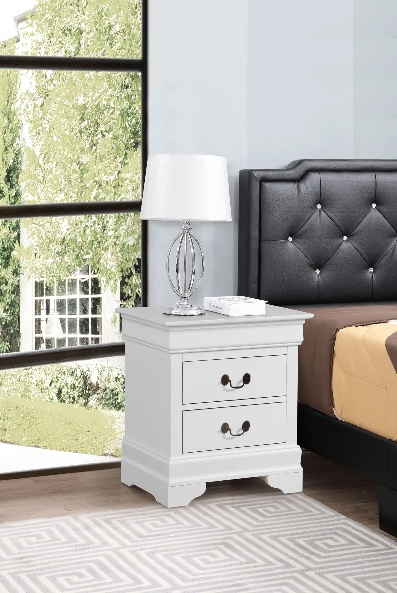 Louis Phillipe - Nightstand - Wood - Image 24