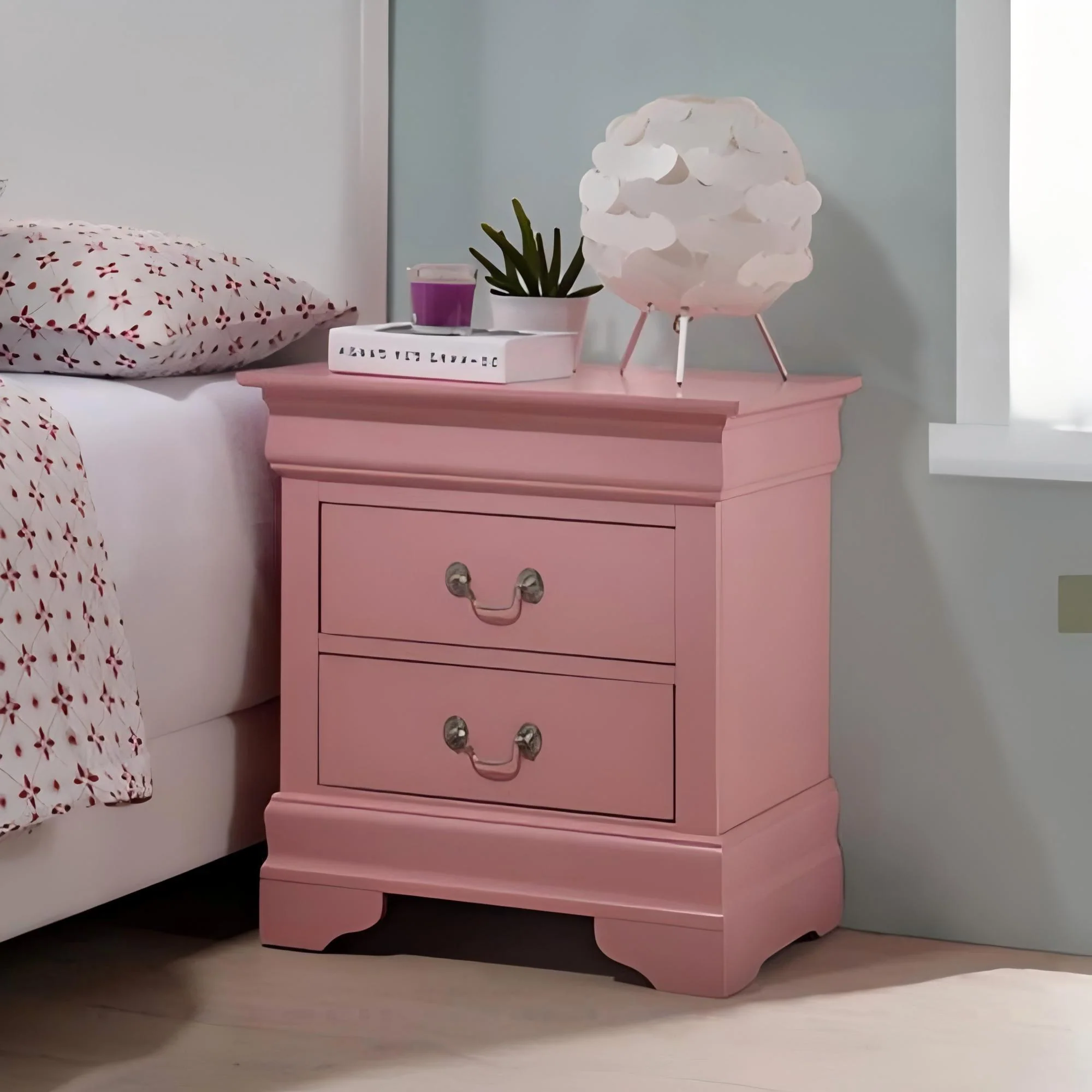 Louis Phillipe - Nightstand - Wood - Image 74