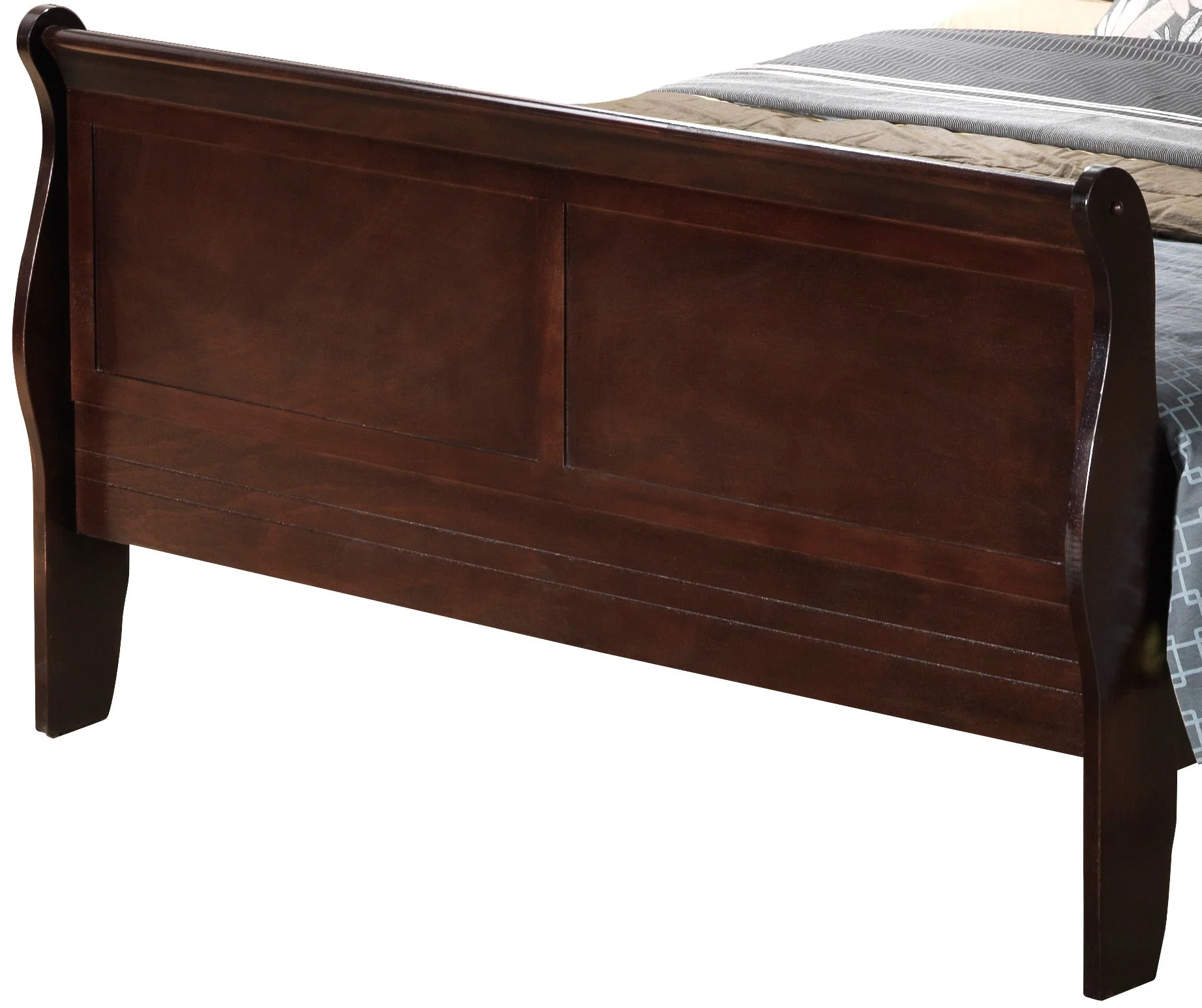 Louis Phillipe - Panel Sleigh Bed - Image 16
