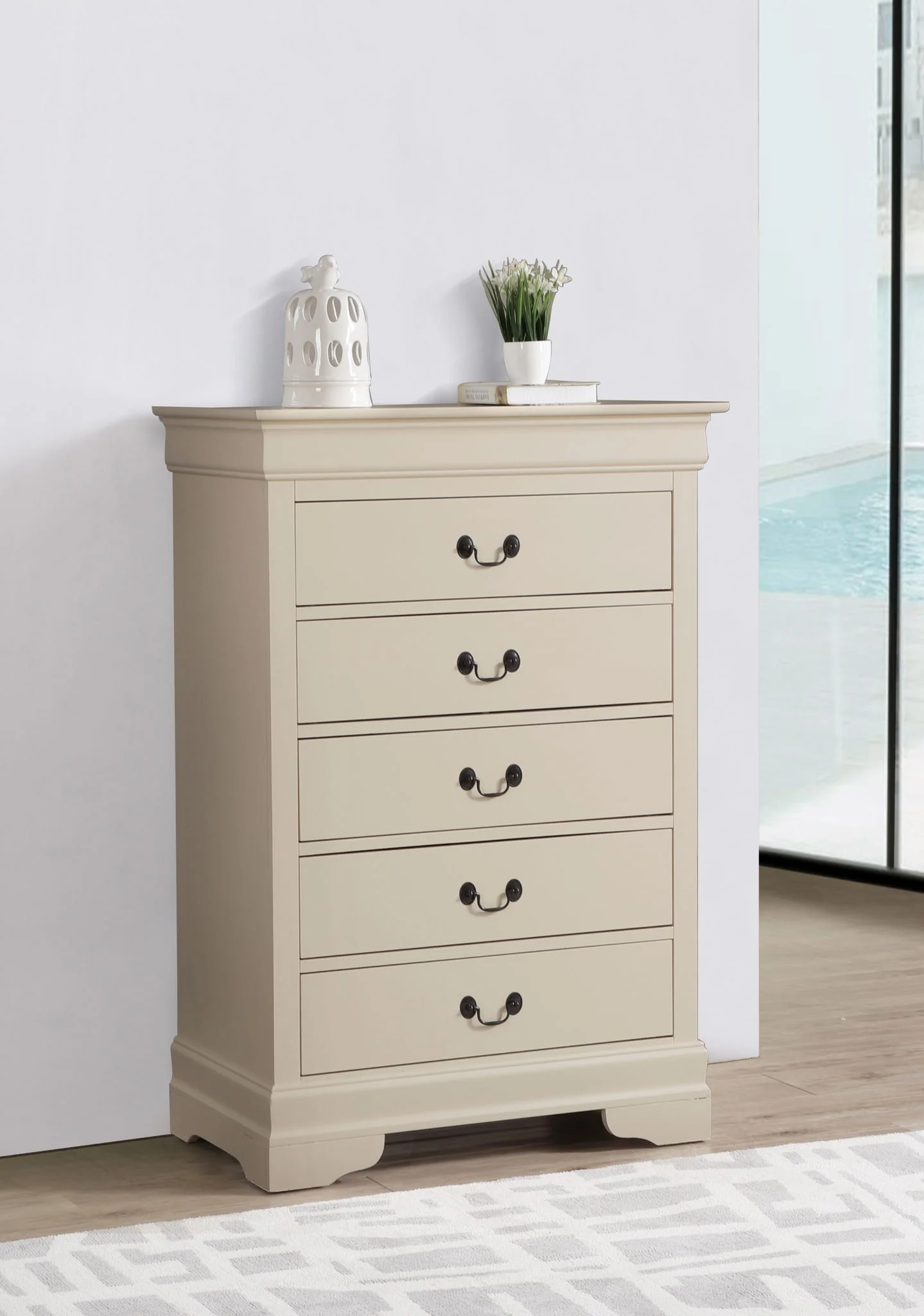 Louis Phillipe - Traditional Style Storage Chest Elegant - Image 10