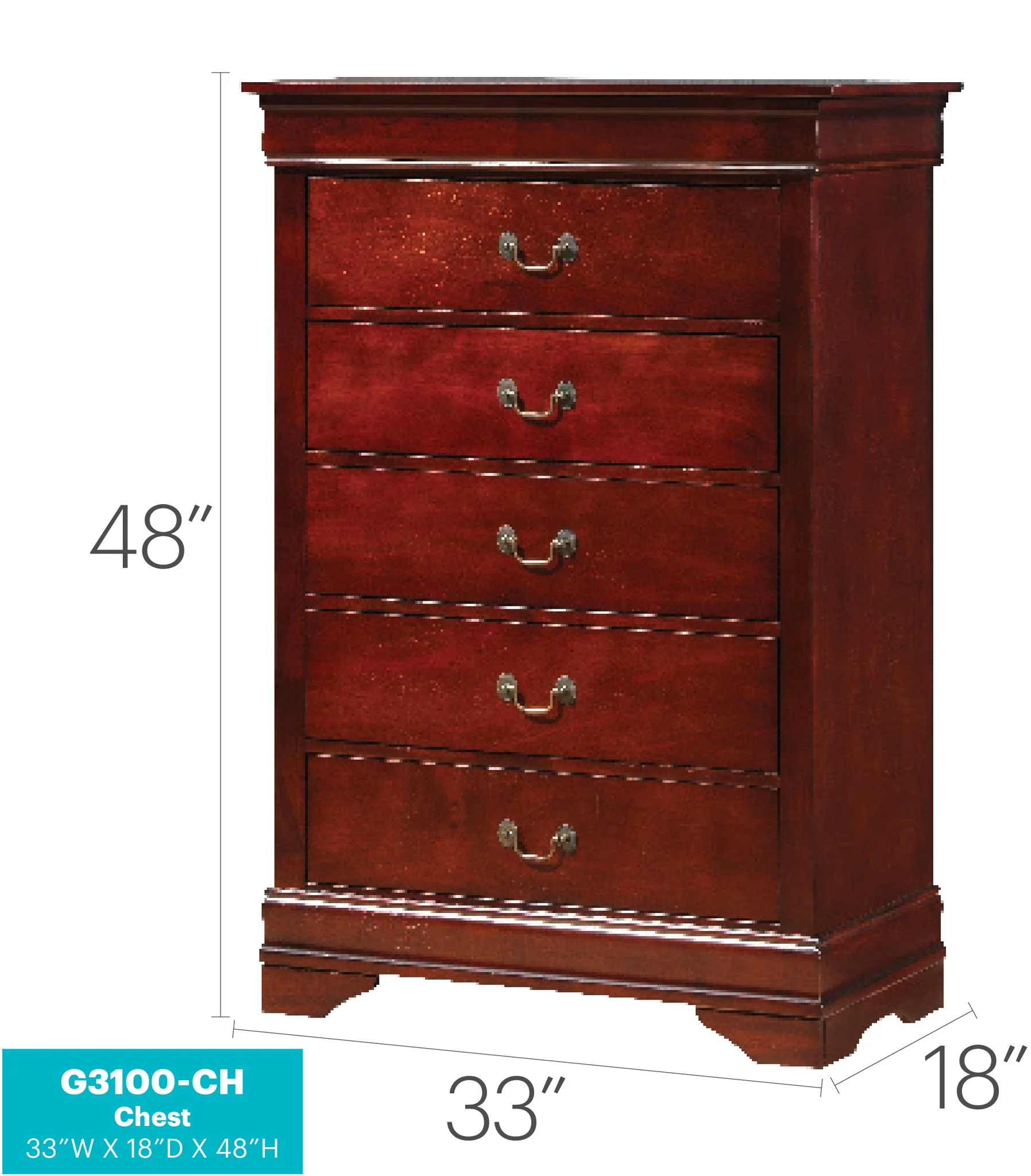 Louis Phillipe - Traditional Style Storage Chest Elegant - Image 72
