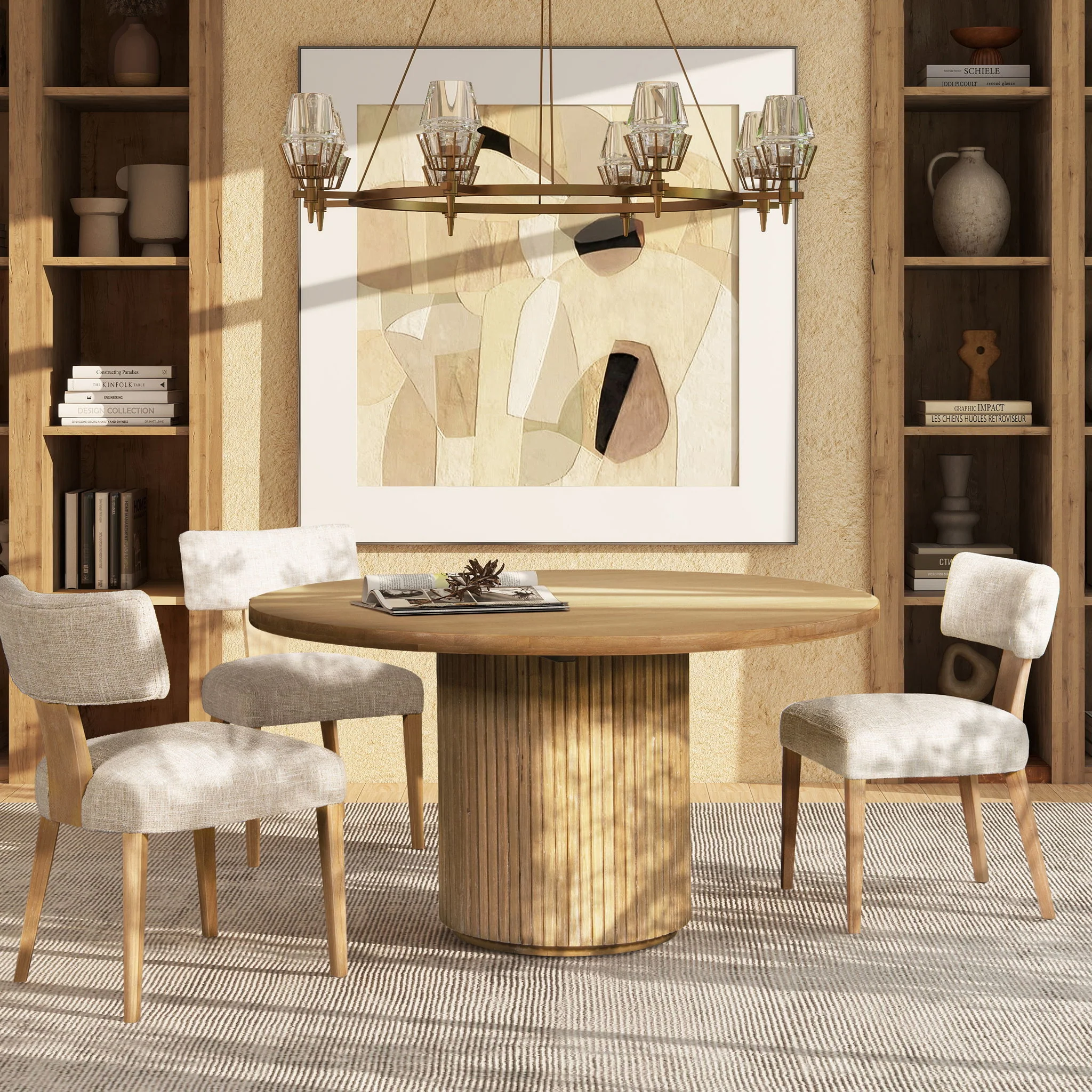 Louise - Split Back Upholstered Dining Side Chair (Set of 2) - Travertine Beige - Image 7