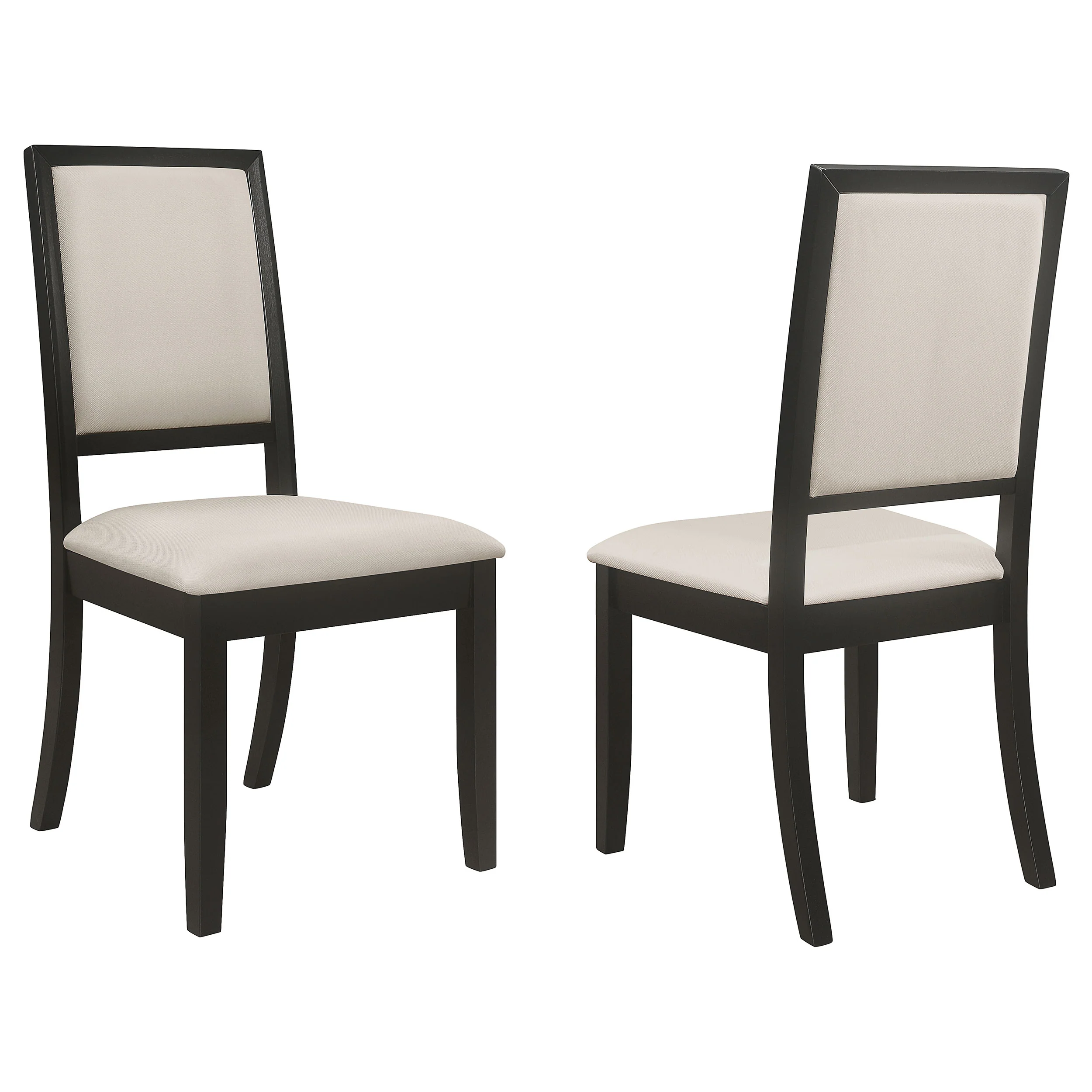 Louise - Upholstered Wood Dining Side Chairs (Set of 2) - Black - Image 15