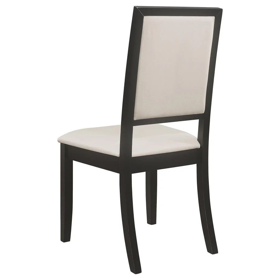 Louise - Upholstered Wood Dining Side Chairs (Set of 2) - Black - Image 7