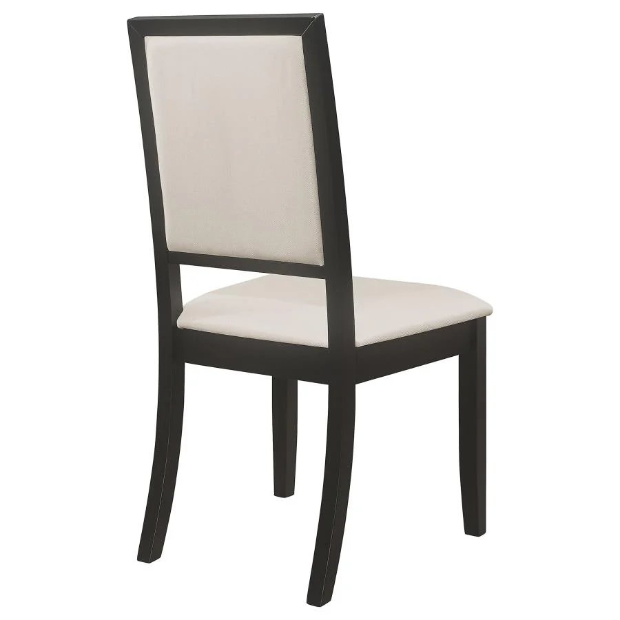 Louise - Upholstered Wood Dining Side Chairs (Set of 2) - Black - Image 8