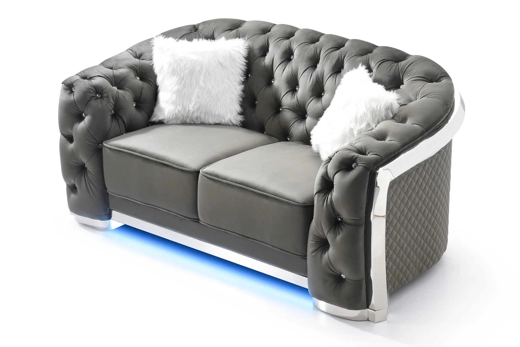 Loveseat With Flared Arms - Image 18