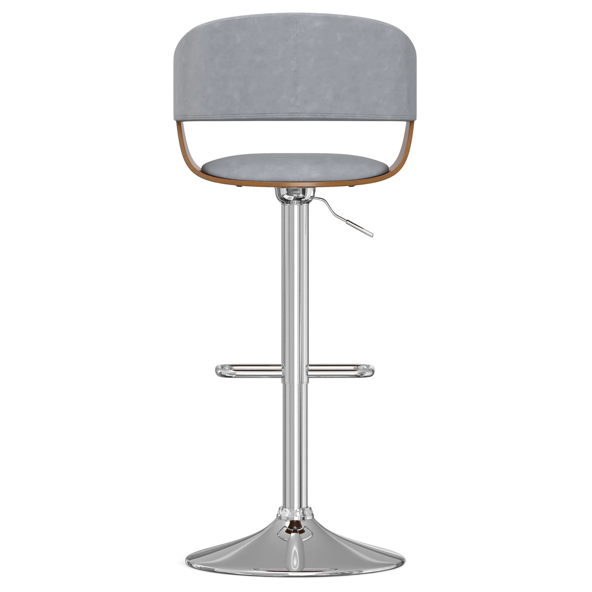 Lowell - Adjustable Swivel Bar Stool - Stone Gray - Image 11