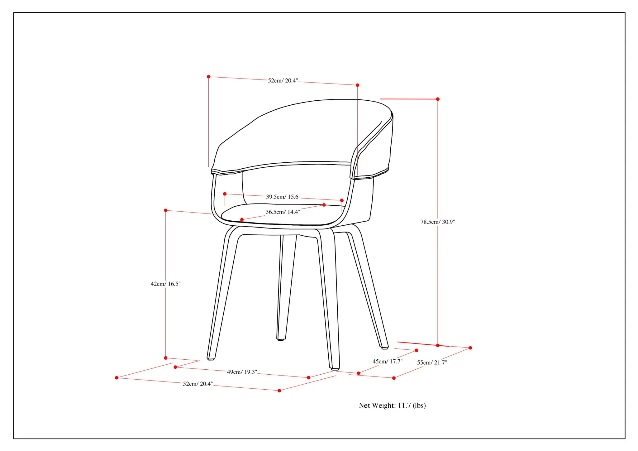 Lowell - Upholstered Bentwood Dining Chair - Image 2
