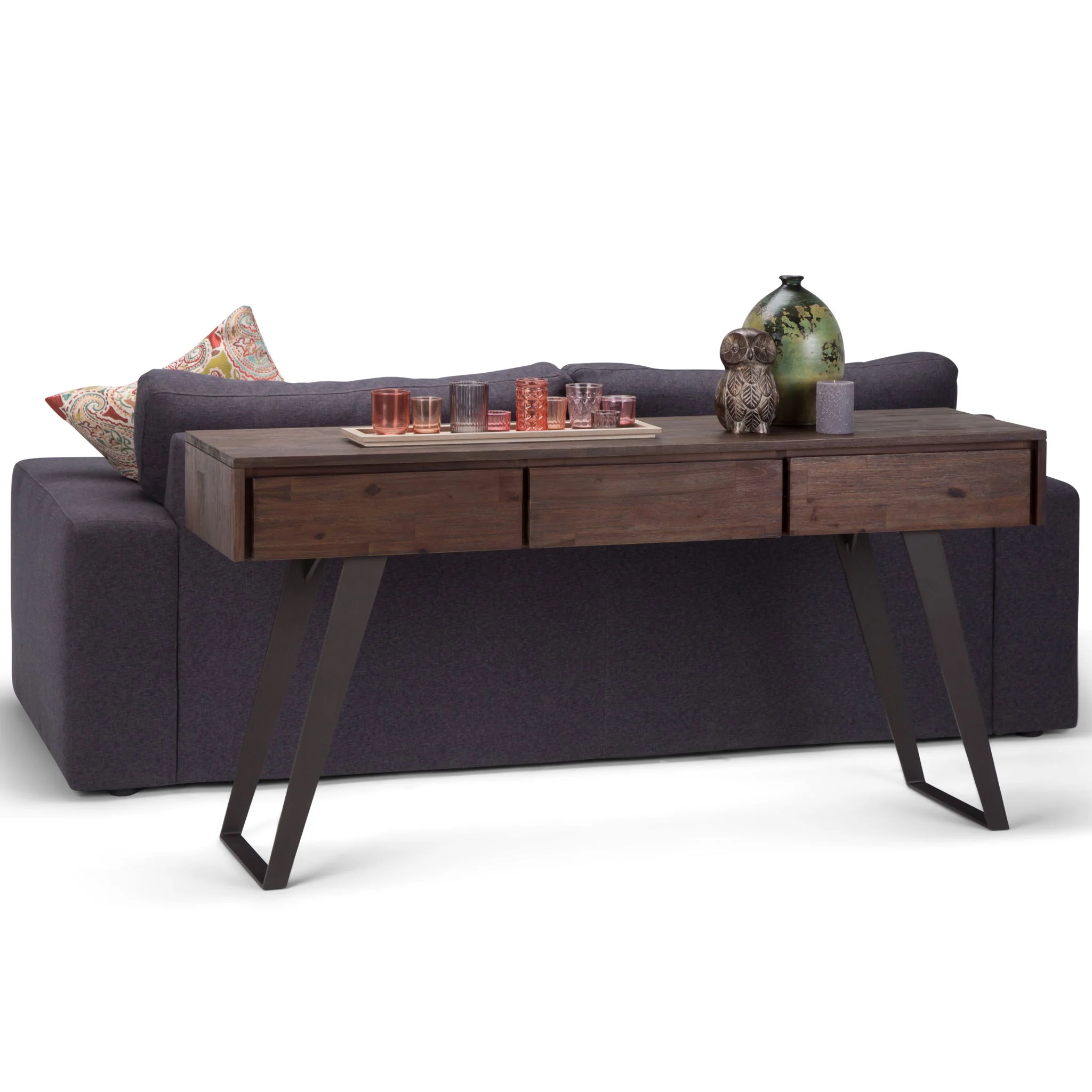 Lowry - Handcrafted Console Sofa Table - Image 8