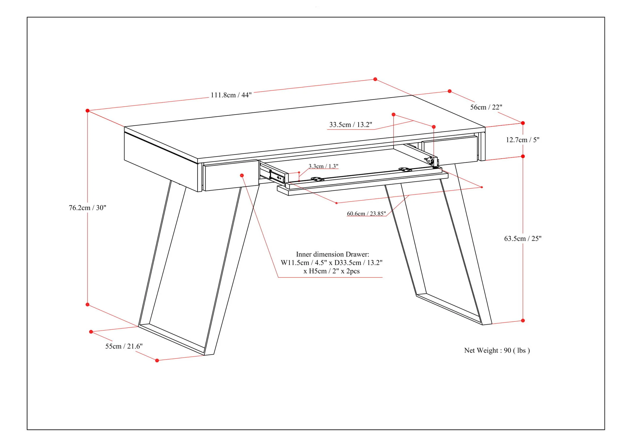 Lowry - Handcrafted Desk - Image 19