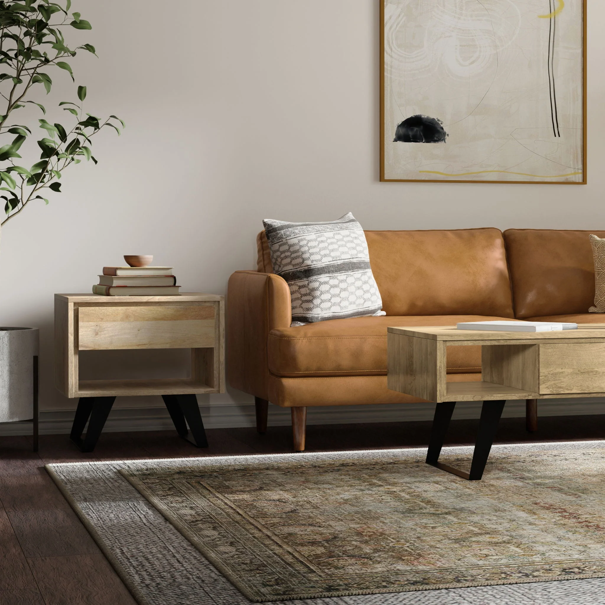 Lowry - Handcrafted End Table - Image 10