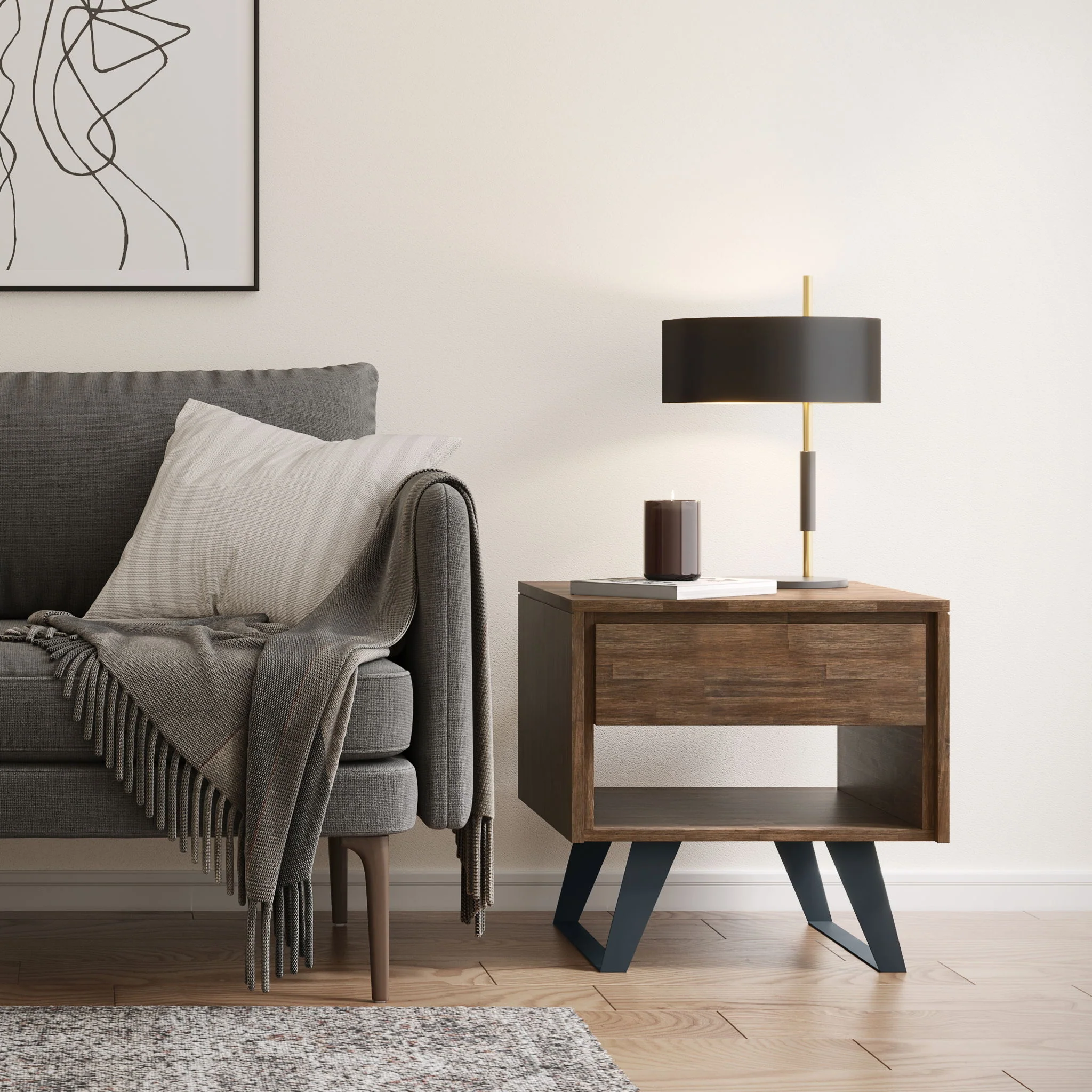 Lowry - Handcrafted End Table - Image 13