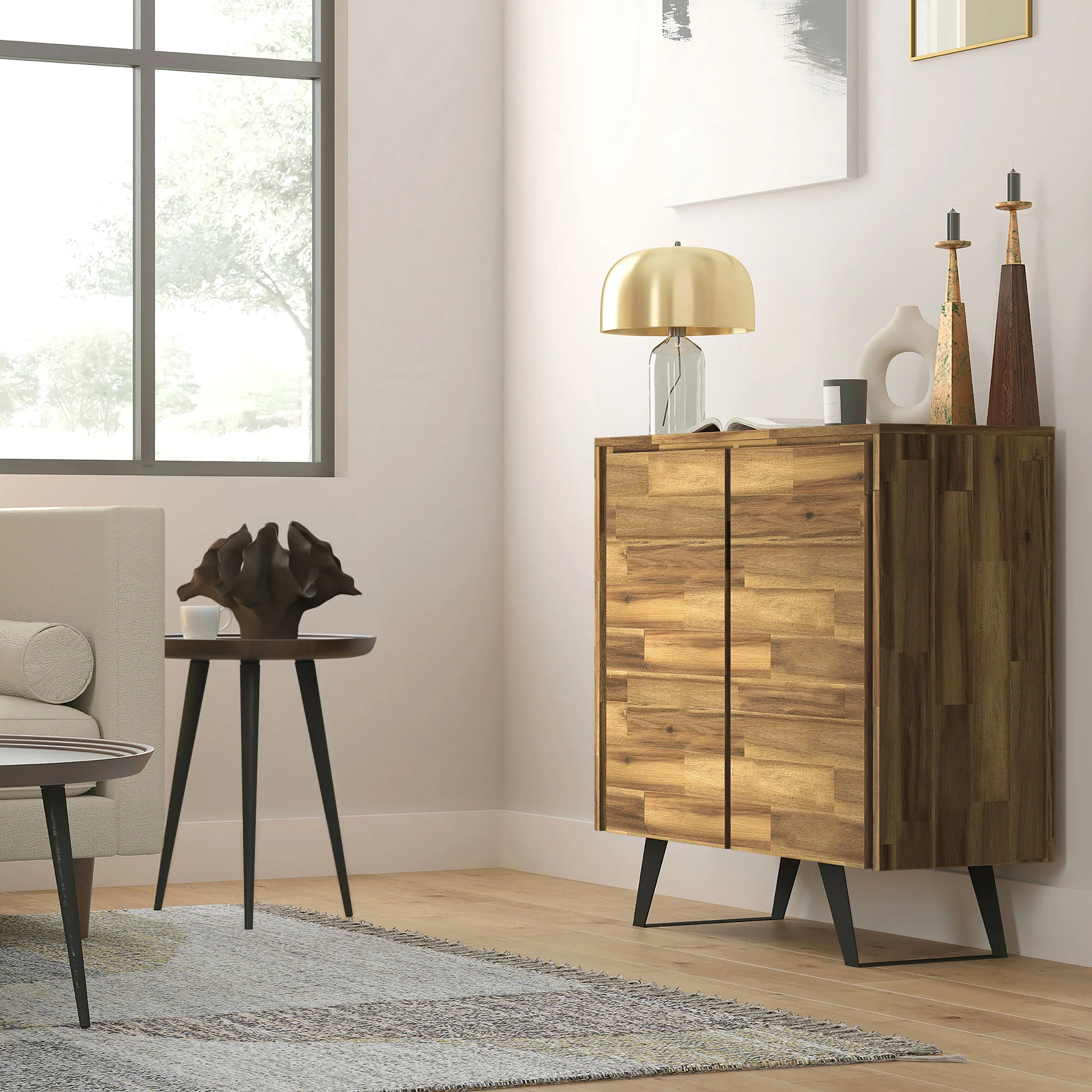 Lowry - Medium Handcrafted Storage Cabinet - Image 16