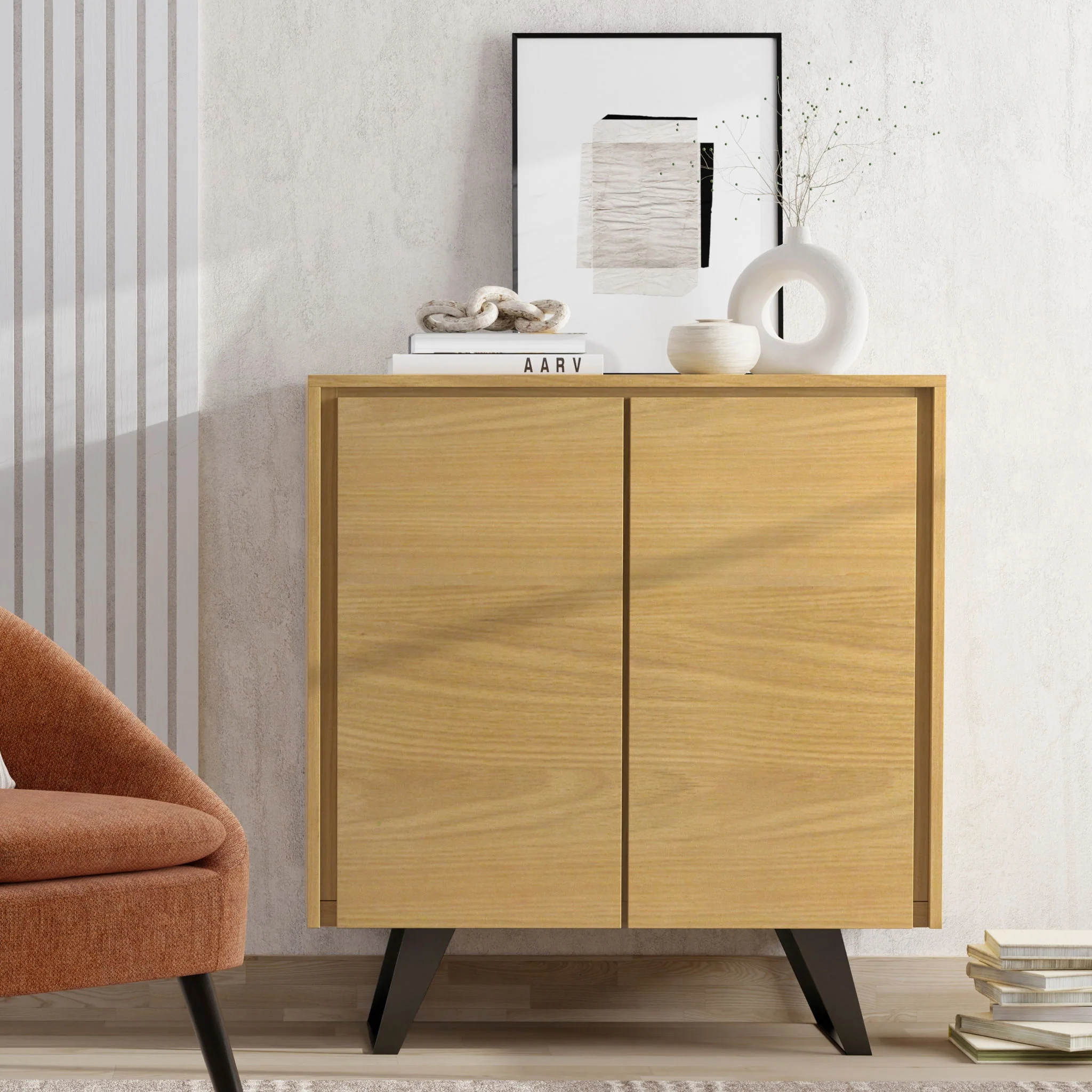 Lowry - Medium Handcrafted Storage Cabinet - Image 25