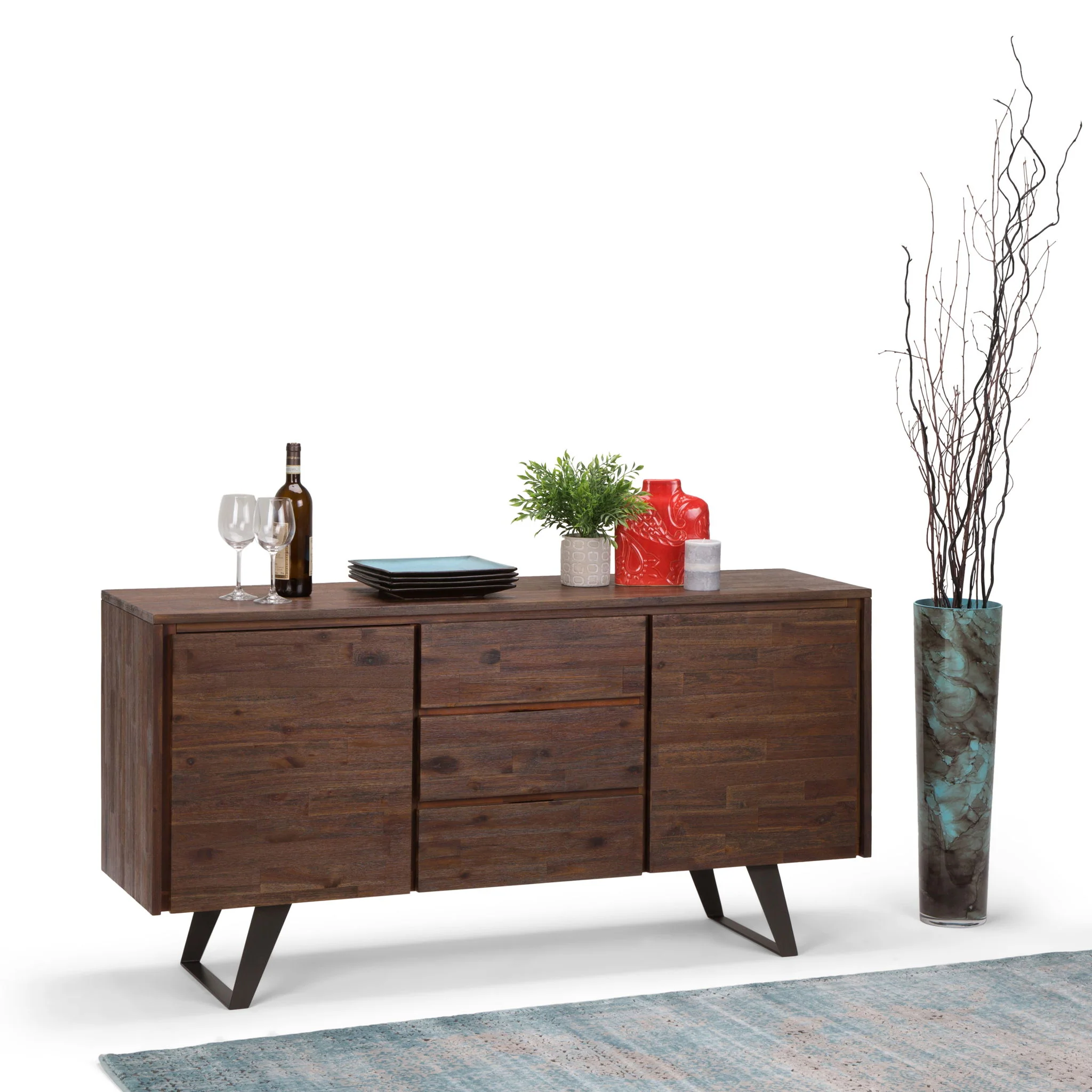 Lowry - Modern Industrial Sideboard Buffet - Image 7