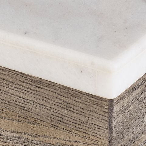 Loyaska - Rectangular Cocktail Table - Brown / Ivory - Image 4