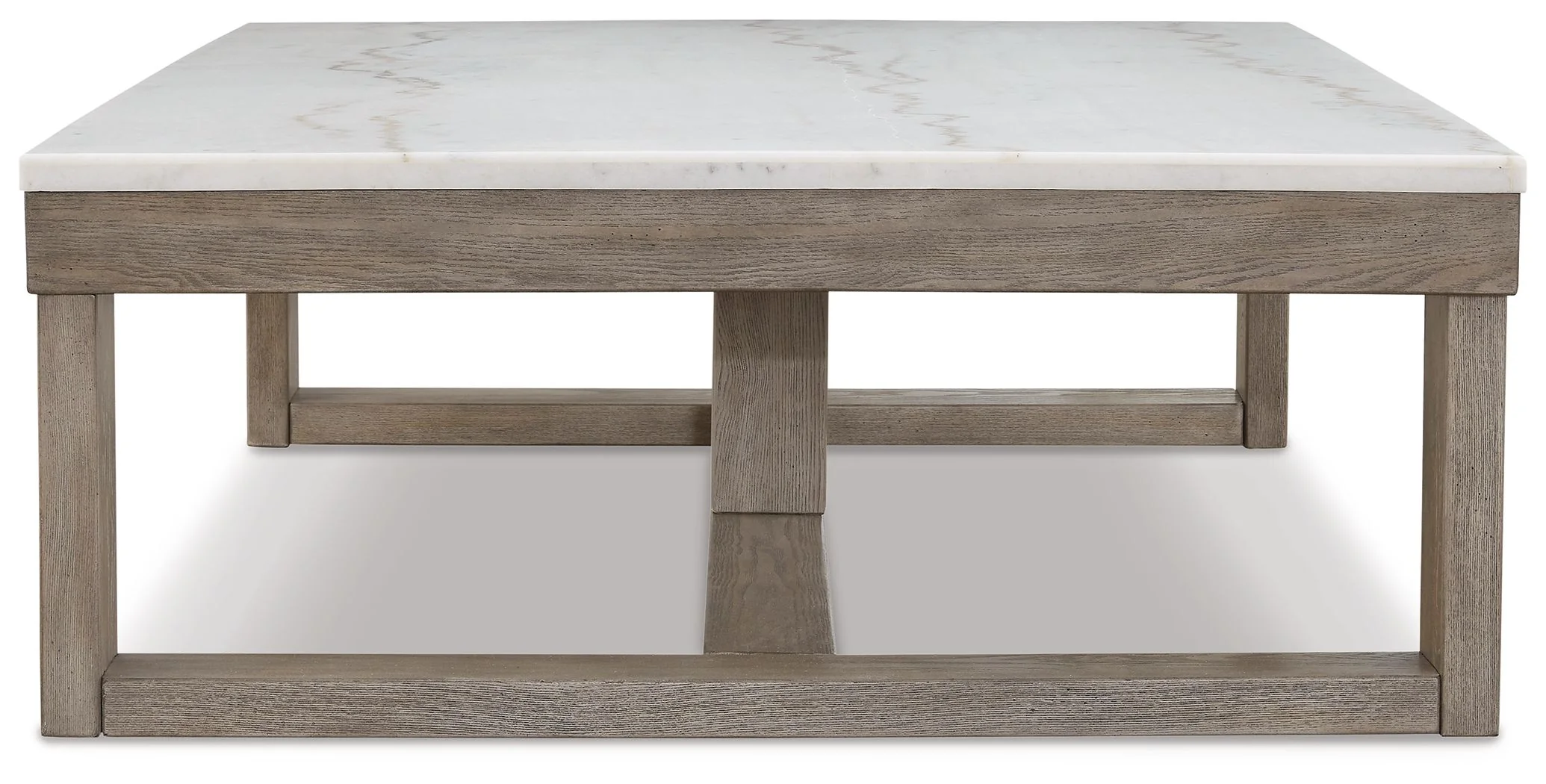 Loyaska - Rectangular Cocktail Table - Brown / Ivory - Image 9