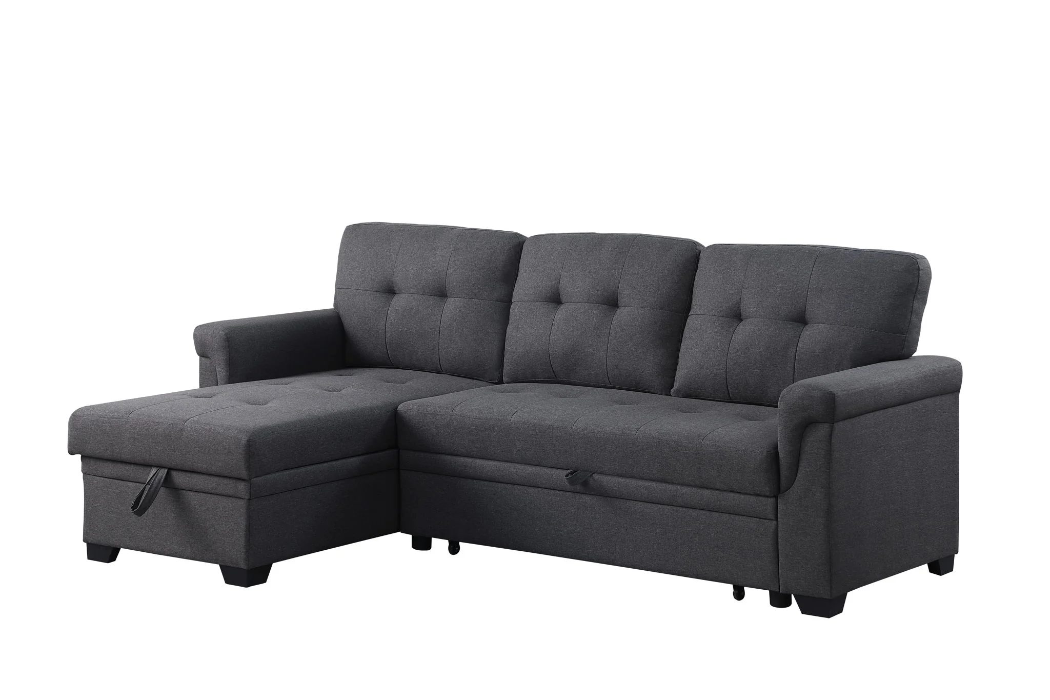Lucca - Reversible Sleeper Sectional Sofa With Storage Chaise - Image 15