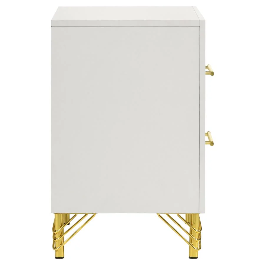 Lucia - 2-Drawer Nightstand - White - Image 17