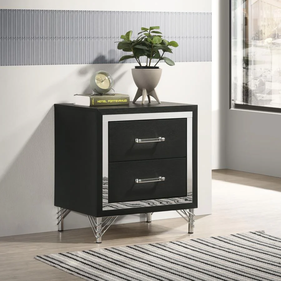 Lucia - 2-Drawer Nightstand - White - Image 4