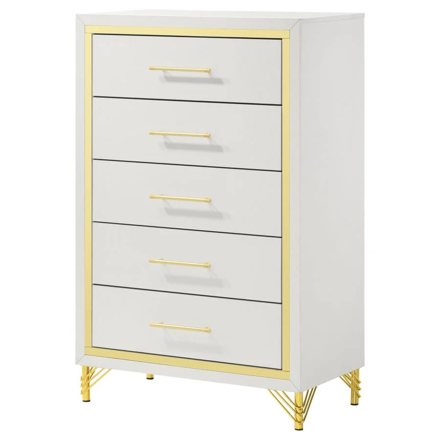 Lucia - 5-Drawer Bedroom Chest - Image 7