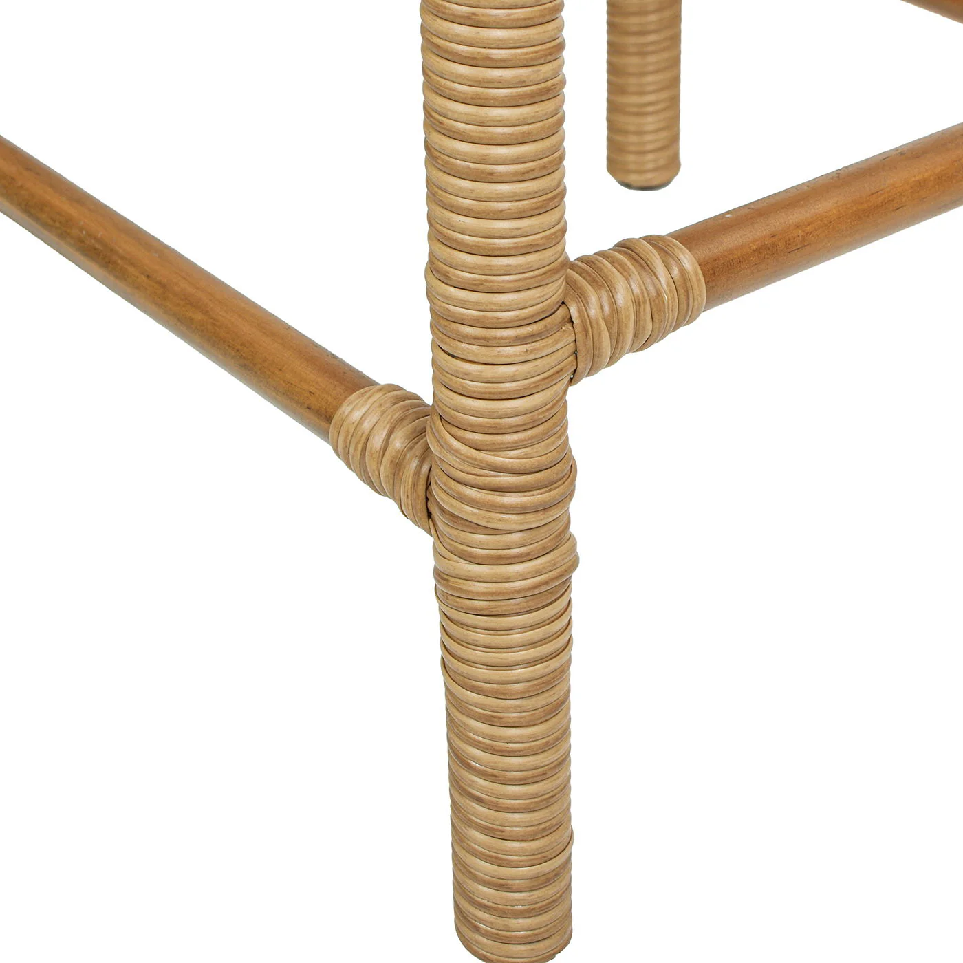 Lucia - Backless Upholstered Counter Stool With Frame - Ivory White - Image 6