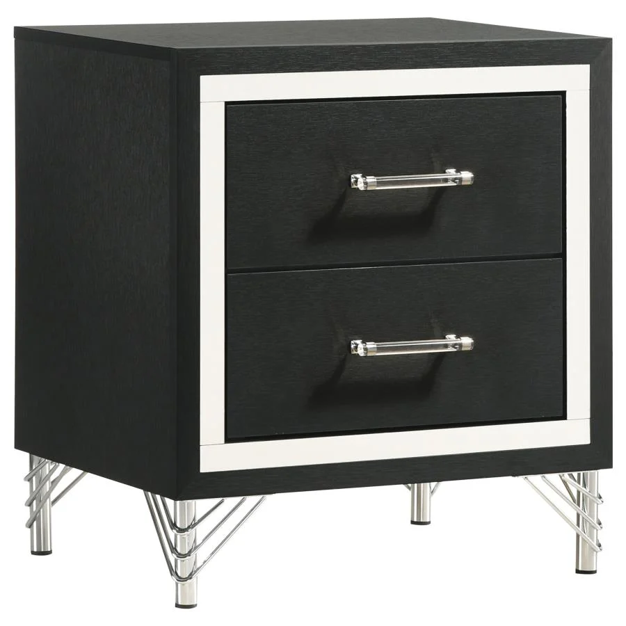 Lucia - Bedroom Set With Upholstered Wingback Panel Bed - Image 40