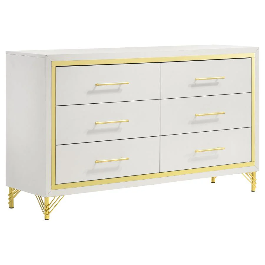 Lucia - Bedroom Set With Upholstered Wingback Panel Bed - Image 51
