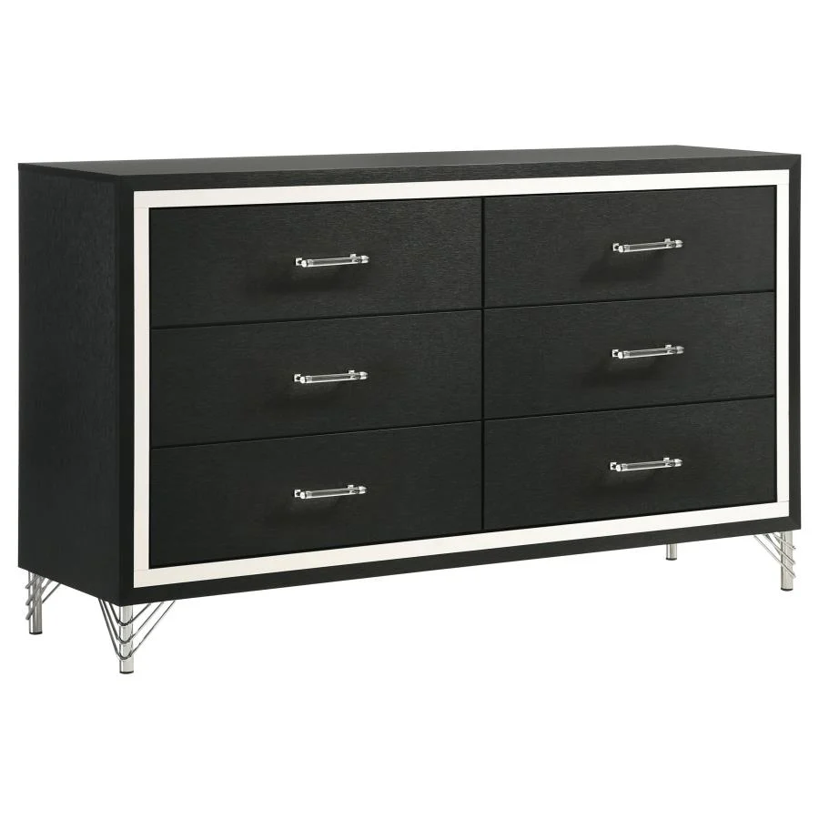 Lucia - Bedroom Set With Upholstered Wingback Panel Bed - Image 53